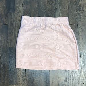 Sparkle and fade casual blush pink skirt